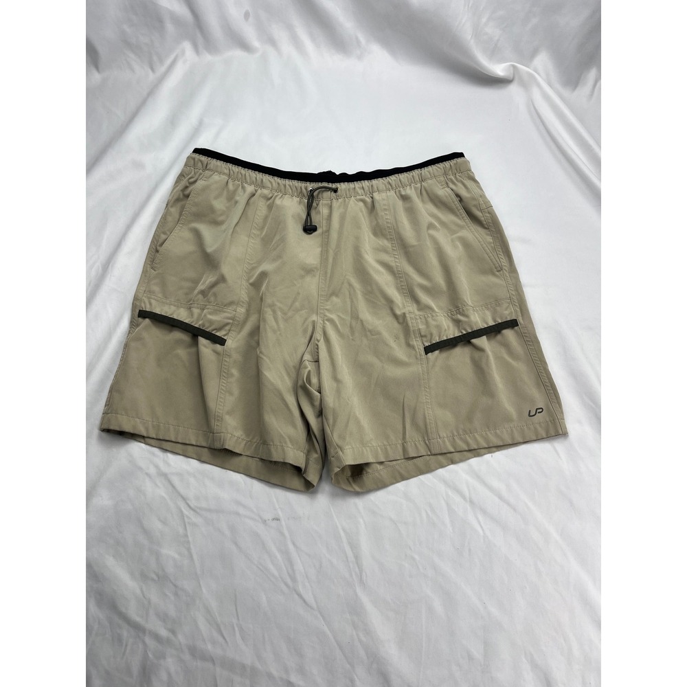 Unipro Qwick-Dry Active‎ Hiking Athletic Khaki Tan Shorts